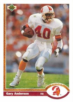 Gary Anderson Tampa Bay Buccaneers 1991 Upper Deck NFL #204